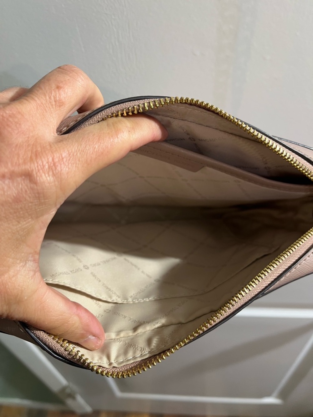 Michael Kors Tan Leather Crossbody Bag - Picture 5 of 10